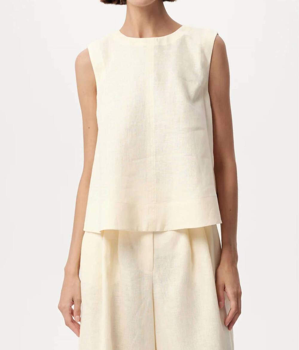 NEW EXQUISE almira blouse in soft butter